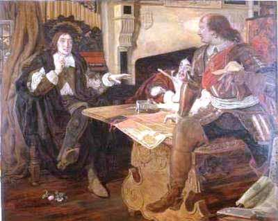 Ford Madox Brown Protector of the Vaudois oil painting picture